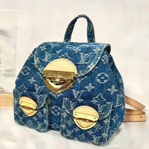 Louis Vuitton Venice Backpack - Monogram Denim Blue (NWT + Dust bag)